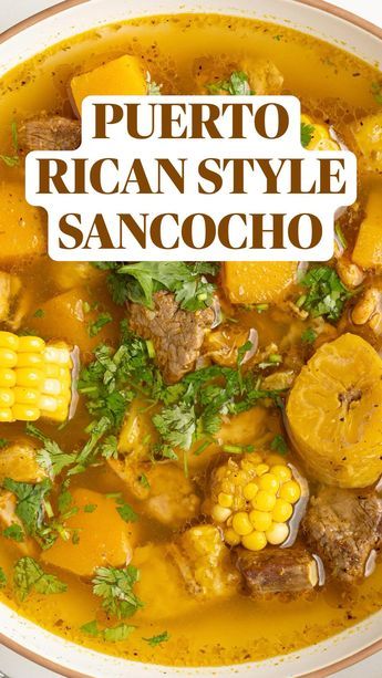 Sancocho Puerto Rican, Sancocho Recipe, Root Vegetable Stew, Stewed Beef, Veggie Stew, Sofrito Recipe, Puerto Rican Dishes, Boricua Recipes, Adobo Seasoning