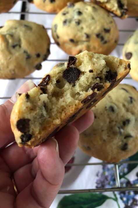 Chocolate Chip Muffin Cookies, Muffin Top Chocolate Chip Cookies, Pioneer Woman Chocolate Chip Muffins, Martha White Chocolate Chocolate Chip Muffin Mix Cookies, Homemade Muffin Tops, Muffin Top Cookies Recipe, Chocolate Chip Muffin Bars, Banana Muffin Top Cookies, Recipe For Muffin Tops