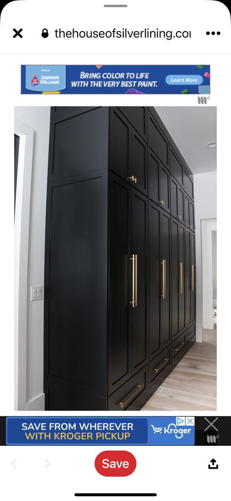 Black Fitted Wardrobes, Fitted Wardrobe Doors, Walking Wardrobe, Bedroom Wardrobe Ideas, Bedroom Wardrobe Design, Dream Basement, Ikea Wardrobe, Unique Bedroom, Refinishing Furniture Diy