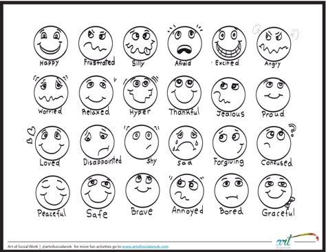 Feeling faces printable coloring sheet  | Kristina Sargent Feelings Faces, Feelings Activities, Emotion Faces, Emotion Chart, Zones Of Regulation, Feelings Chart, Counseling Kids, School Social Work, Counseling Activities