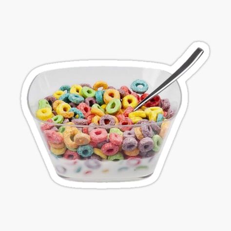 Cereal Sticker, Bowl Of Cereal, Cereal, Bowl, For Sale, Plato