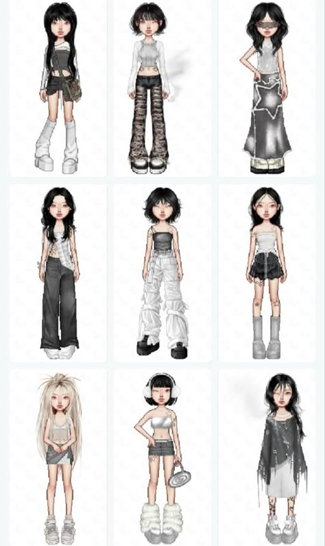 Acubi Everskies, Y2k Outfits Everskies, Everkies Fits Y2k, Everskies Y2k, Everskies Outfit Ideas, Everskies Fits, Everskies Outfits, Bratz Inspired Outfits, Fashion Gal