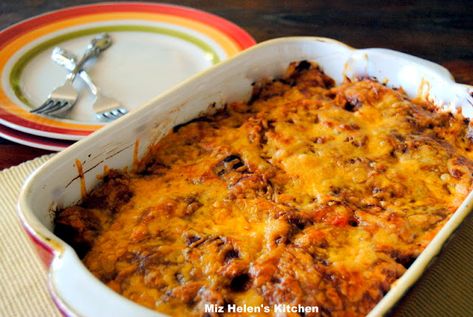 Stacked Enchilada Casserole at Miz Helen's Country Cottage Breakfast Enchiladas Casserole, Steak Enchiladas, Stacked Enchiladas, Breakfast Casserole With Biscuits, Slow Cooker Steak, Breakfast Enchiladas, Chicken Casseroles, Enchilada Casserole Recipes, Beef Casserole Recipes