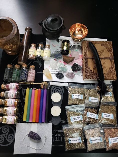 3 Witches, Witch Supplies, Mortar Pestle, Spell Candles, Witches Altar, Gift Subscription Boxes, Wiccan Altar, Kit Ideas, Witchcraft Supplies