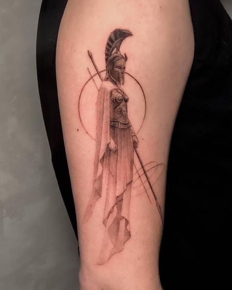 Apollo Tattoo, Greek Goddess Tattoo, Artemis Tattoo, Leg Sleeve Ideas, Athena Tattoo, Greek Tattoo, Female Warrior Tattoo, Greek Mythology Tattoos, Goddess Tattoo