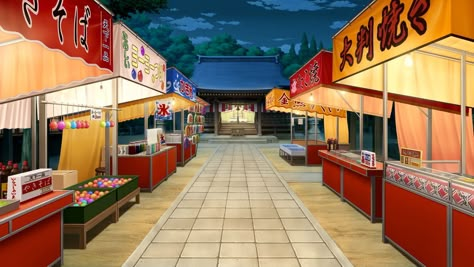 One of the school's Festivals Festival Background Images, Disney Animation Art, Anime Places, Anime Summer, Episode Interactive Backgrounds, Background Anime, Japanese Festival, Gacha Backgrounds, Episode Backgrounds