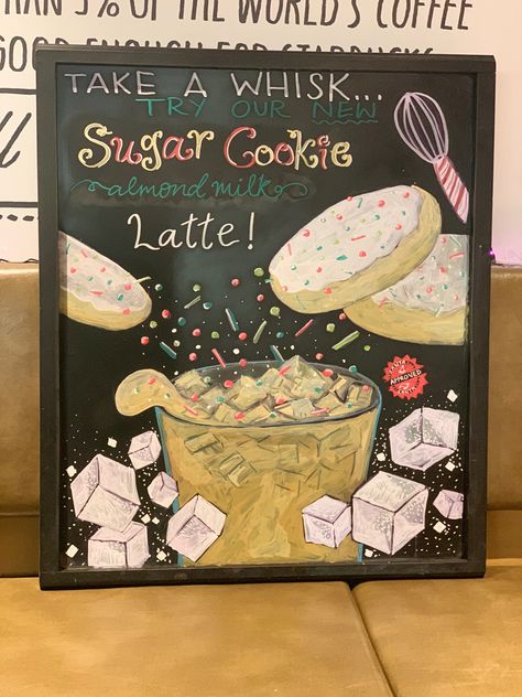 Partner Of The Quarter Starbucks Board, Halloween Starbucks Chalkboard, Fall Chalkboard Art Starbucks, Starbucks Chalk Signs, Starbucks Winter Chalkboard, Starbucks Christmas Chalkboard, Starbucks Signs Chalk Christmas, Starbucks Holiday Chalkboard, Starbucks Chalkboard Art