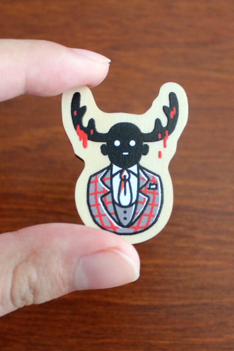 Hannibal Lecter Tattoo Ideas, Mads Mikkelsen Tattoo, Hannibal Doodles, Hannibal Merch, Hannibal Tattoo Ideas, Hannibal Stickers, Hannibal Wendigo, Hannibal Tattoo, Vestidos Anime