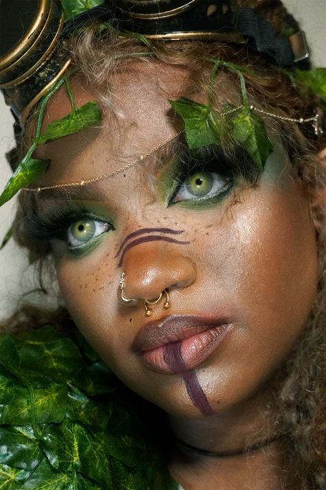 Faerie Makeup, Fairy Costume Diy, Happy Black, Fairy Makeup, Fairy Costume, Costume Makeup, Diy Costumes, Makeup Inspo, Nostril Hoop Ring