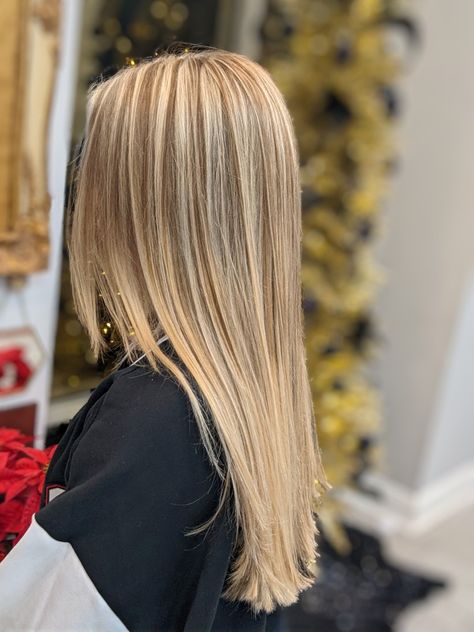 Blonde Hair Full Head Highlights, Brunette Full Head Highlights, Blonde Highlights Full Head, Full Head Of Blonde Highlights, Full Head Highlights Blonde, Full Head Blonde Highlights On Brunette, Full Head Of Highlights, Full Head Blonde Highlights, Blonde Chunks