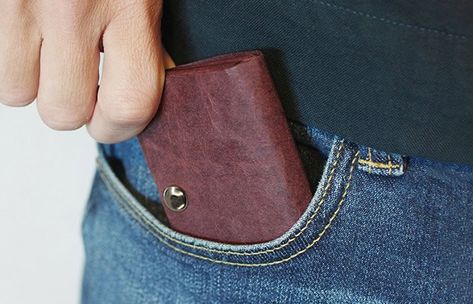 The Kamino Wrap Wallet is a Japanese wallet handcrafted from paper and uses the ancient art of Origami to create one of the most unique wallets we've ever reviewed. The post Kamino Wrap Wallet Review appeared first on . Japanese Wallet, Origami Wallet, Wrap Wallet, Origami Models, Unique Wallets, Men's Wallets, Origami Crane, Best Wallet, Buyers Guide