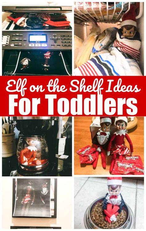 Tree Props, Awesome Elf On The Shelf Ideas, Christmas Preparation, Diy Toddler, Elf On The Shelf Ideas, Toddler Fun, Shelf Ideas, Christmas Activities, Easy Kids