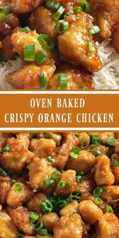 Crispy Orange Chicken, Baked Orange Chicken, Chicken Thights Recipes, Wallpaper Food, Orange Baking, Mapo Tofu, Ayam Bakar, Diner Recept, Awesome Recipes