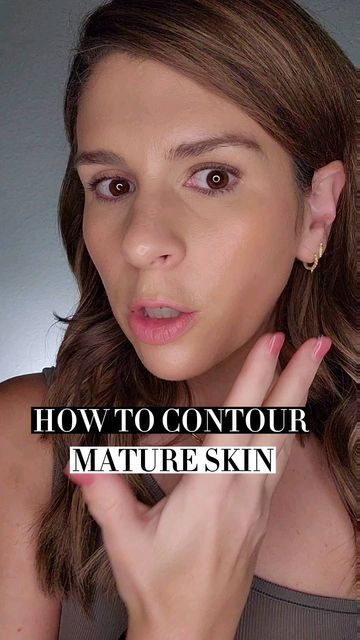 Easy Face Contouring, Contour For 50 Year Old, Contour Makeup Over 40, Best Contour Makeup Over 40, Contour Over 40 Make Up, Contour For Snatched Face, Contour Makeup To Slim Face, Contour For Pale Skin, Contour Makeup For Beginners Over 40