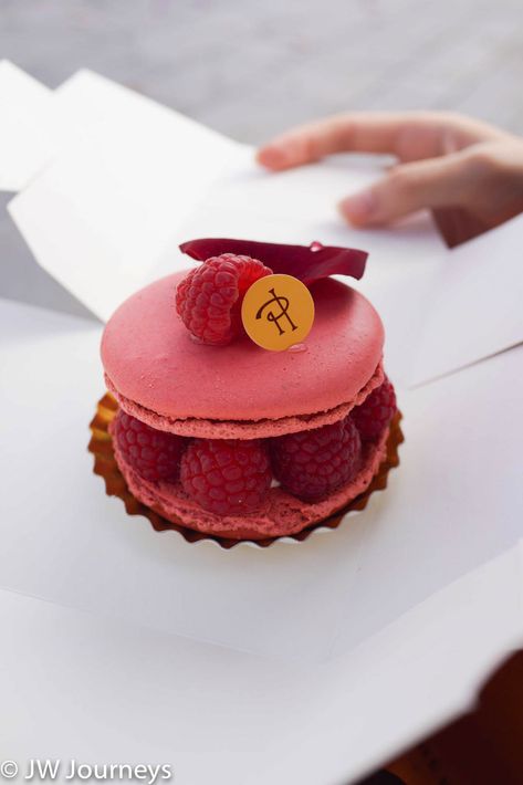 Pierre Herme Paris, Pierre Herme Macarons, Dessert Names, Passion Fruit Cake, Paris Food, Parisian Vibes, Basket Pattern, Chocolate Drip, Candy Candy