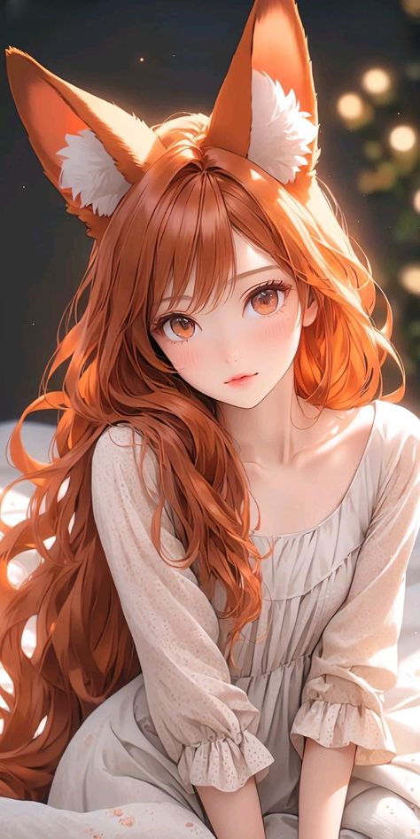 Japanese Fox, Kitsune Fox, Spice And Wolf, Fox Girl, Dark Anime Guys, Cute Fox, Girly Pictures, Monster Girl, Anime Poses Reference