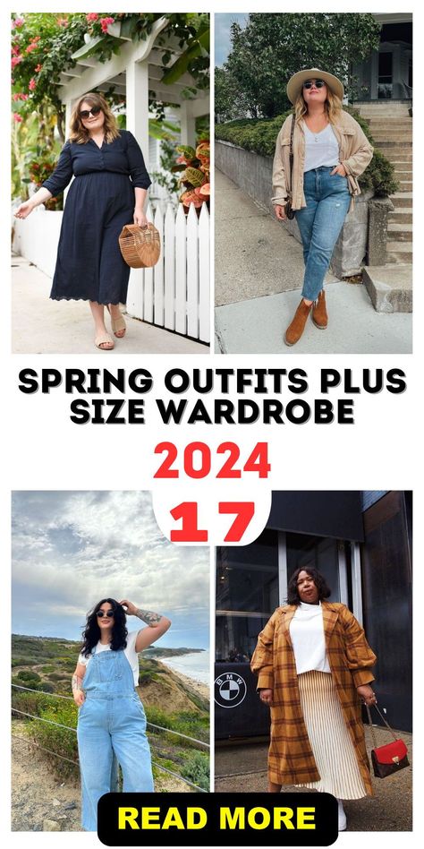 Our spring wardrobe plus size 2024 lineup is dedicated to empowering plus size women with fashion-forward choices. This season's essentials include a wide range of trendy casual outfits, sophisticated office wear, and comfy jeans. Each piece is crafted to ensure that every plus size woman steps out in style, comfort, and confidence. Whether you're heading to work or enjoying a casual day out, our collection provides you with fashionable solutions that are both chic and practical. 30s Plus Size Fashion, Spring Plus Size Work Outfits, Casual Plus Size Outfits 2024, Style In Your 30s Plus Size, Plus Size Casual Dinner Outfit, Everyday Outfits For Plus Size Women, Spring Outfits Bigger Women, Plus Size Spring Work Outfits 2024, Europe Outfits Spring Plus Size