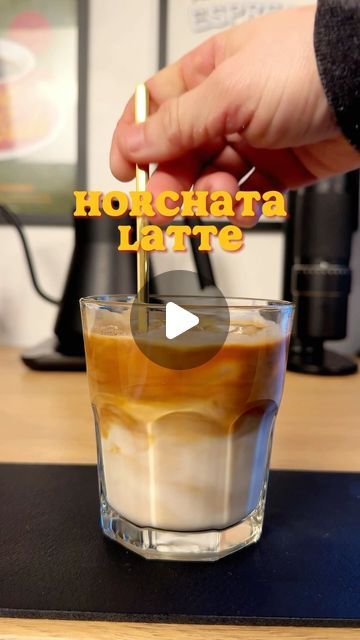 Horchata Iced Coffee Recipe, Horchata Coffee Recipe, Horchata Latte Recipe, Horchata Latte, Horchata Recipe, Ice Coffee Recipe, Latte Recipe, Evaporated Milk, Frappe