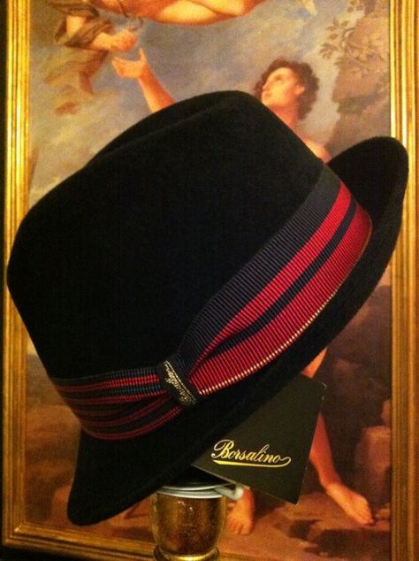 Borsalino hat from Rome, Italy.  It was rainy in Europe and this was a honeymoon souvenir from Alex. Mario Hat, Detective Outfit, Borsalino Hats, Duke Of Windsor, Men In Hats, Mad Hat, Sam Cooke, Vintage Menswear, Mens Hats