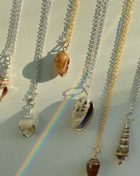 Wear the sea around your neck 🐚🌊 Seashell necklaces for $12 each✨ William Core, Sea Core, Seashell Necklaces, Seashell Necklace, May 31, Sea Shells, The Sea, Necklaces, How To Wear