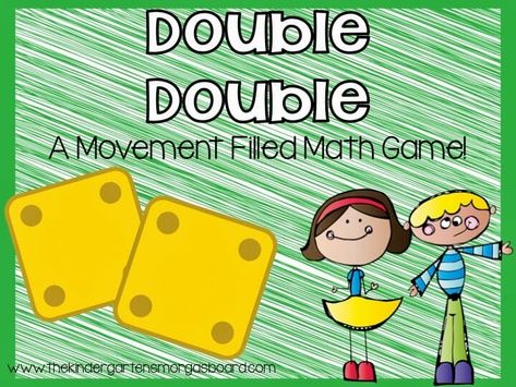 Teaching Doubles, Doubles Addition, Math Doubles, Doubles Facts, Kindergarten Smorgasboard, Addition Kindergarten, Addition Games, Primary Maths, Teaching First Grade