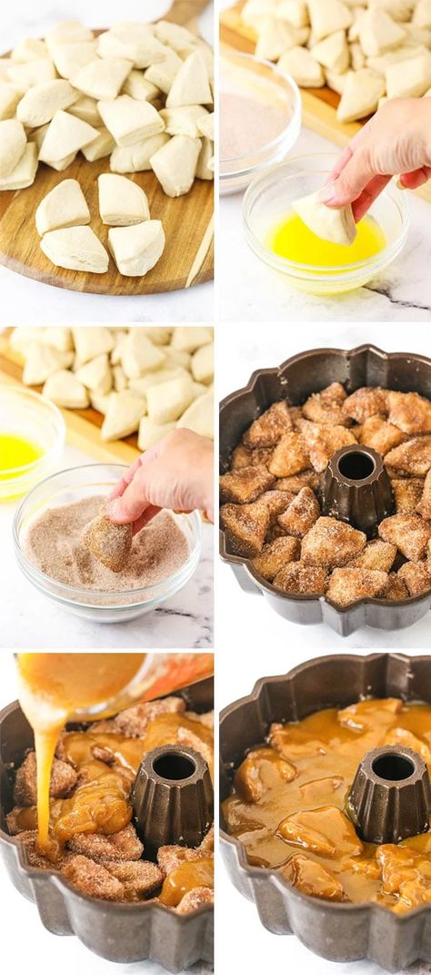 Homemade Monkey Bread Recipe, Easy Monkey Bread Recipe, Biscuit Monkey Bread, Homemade Monkey Bread, Monkey Bread Recipe Easy, Biscuit Cinnamon Rolls, Brown Sugar Sauce, Cinnamon Monkey Bread, Cinnamon Pull Apart Bread