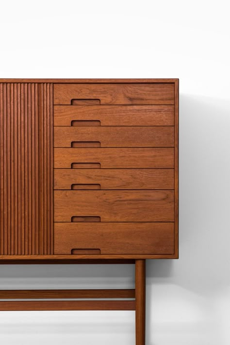 Very rare sideboard designed by Ib Kofod-Larsen Produced by Christensen & Larsen in Denmark, 1955 Mid century, Scandinavian