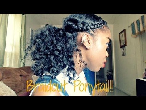 Ponytail Natural Hair, Afro Puff Ponytail, Puff Ponytail, Ponytail Tutorial, Afro Puff, Flat Twist, Easy Braids, Natural Hair Inspiration, Natural Styles