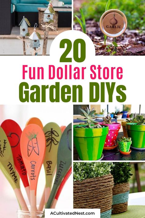 Terra Cotta Pots Garden, Homemade Garden Decorations, Garden Decor Crafts, Plants And Pots, Diy Dollar Tree Decor, Garden Crafts Diy, Bird Houses Diy, Garden Markers, Fairy Garden Diy