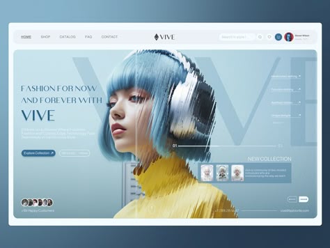 Vr Design Concept Art, Social Media Website Design Inspiration, Futuristic Website Design, Futuristic Web Design, Futuristic Layout, Futuristic Website, Futuristic Graphic Design, Web Design Ideas, Medical Website