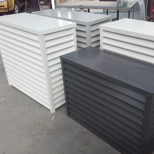 Aircondition Cover Outdoor, Heat Pump Cover Ideas Outdoor, Aircon Cover, Heat Pump Cover, Air Conditioner Cover Outdoor, Pump Covers, Air Conditioning Cover, Ac Cover, Storage Outdoor