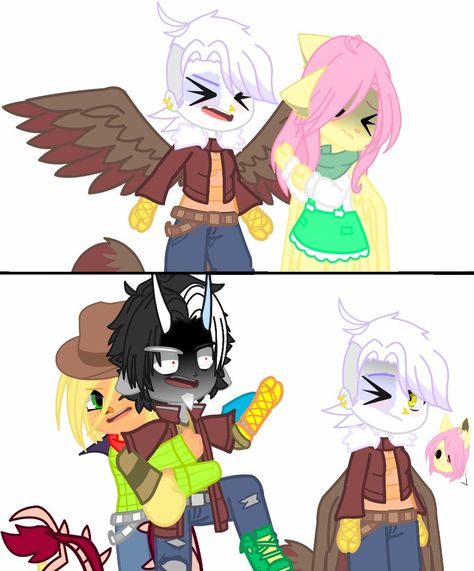 Mlp Comics Ships, Mlp Swap Au, Mlp Discord X Fluttershy, Discord X Fluttershy Human, Fluttercord Child, Mlp Fluttershy X Discord, Mlp Maud, Discord X Fluttershy, Gacha Club Base