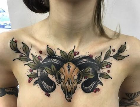 Chest Tattoo Girl, Chest Tattoo Female Upper, Traditional Chest Tattoo, Full Chest Tattoos, Chest Tattoo Female, Chest Tattoo Ideas, Circle Tattoos, Tattoo Female, Cool Chest Tattoos