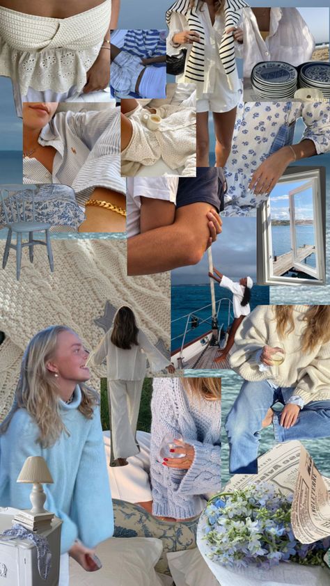 Moodboard Coquette, Coast Outfit, Nautical Chic, Coastal Fashion, Coastal Room, Coastal Granddaughter, Coastal Lifestyle, Coastal Chic, Italian Summer