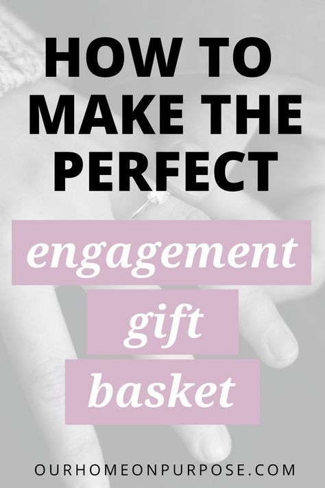 Creative Engagement Gifts, Engagement Basket, Engagement Gift Baskets, Engagement Gift Ideas, Best Engagement Gifts, Bridal Planner, Perfect Gift Basket, Engagement Gifts Newly Engaged, Unique Engagement Gifts