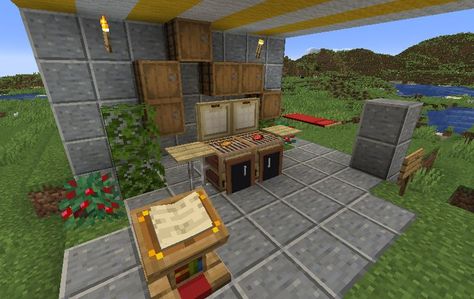 Bbq Place, Minecraft, Patio, Outdoor Decor, Home Decor, Patios, Home Décor