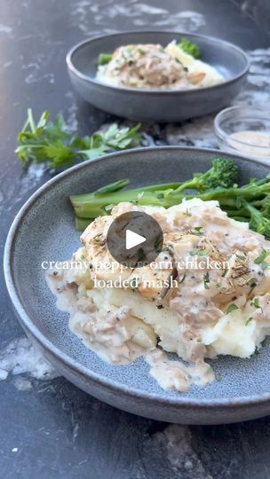 Peppercorn Chicken, Creamy Peppercorn Sauce, 40g Protein, Mash Potato, Dried Rosemary, Peppercorn Sauce, Rosemary Chicken, Easy Dinner Recipe, How To Dry Rosemary