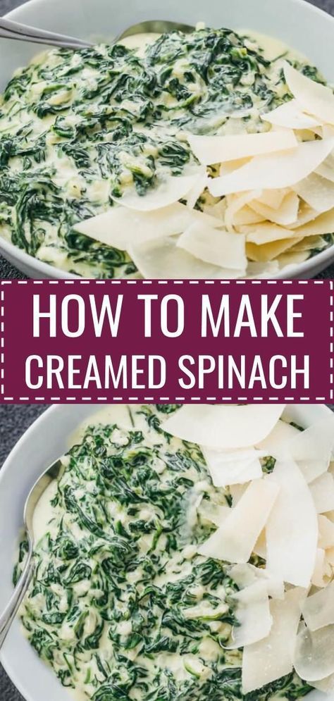 Easy Creamed Spinach, Keto Creamed Spinach, Spinach Side Dish, Atkins Induction, Lunch Foods, Thanksgiving Food Sides, Keto Diets, Thanksgiving Recipes Side Dishes, Low Carb Diets