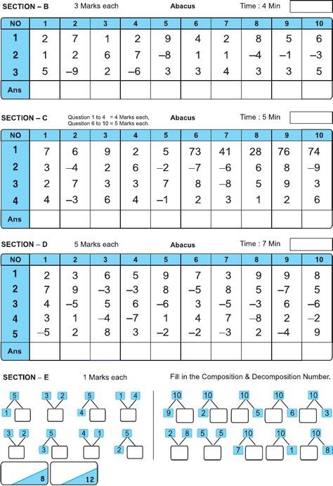 Indian Abacus 1st level model question paper staters | N. Basheer Ahamed - Academia.edu Abacus Worksheet For Kids Level 1, Abacus Worksheet, Alphabet Practice Worksheets, Abacus Math, Worli Painting, خريطة ذهنية, Maths Paper, Model Question Paper, Math Sheets