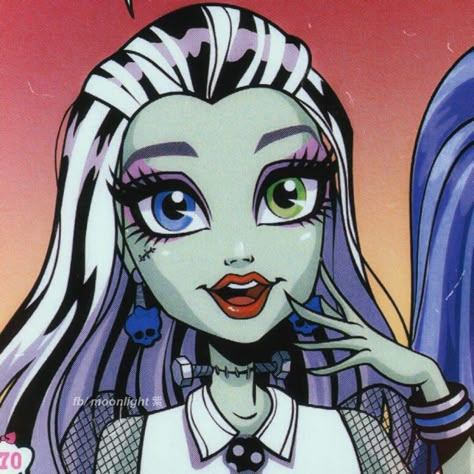 Frankie Stein Pfp, Frankie Stein Icon, Monster High Comic, G1 Monster High, Rainbow Magic Fairies, Japanese Urban Legends, Disney Barbie, Monster H, Arte Monster High