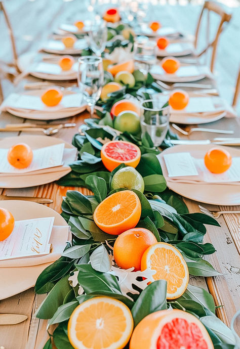 #alittlecutiebabyshowertheme #orangebabyshowerideas #cutethemedbabyshowerideas #orangebabyshower #littlecutiesbabyshowerideas #orangethemebabyshowerideas #summerbabyshower #lilcutiebabyshowertheme #genderneutralbabyshower Oranges Decoration, Orange Baby Shower Theme, Citrus Baby Shower Theme, Hey Cutie, Citrus Baby, Orange Baby Shower, Dinner Party Decorations, Cut Orange, Orange Table