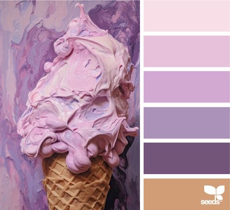 Design Seeds: Ice Cream Palette Gelato Color Palette, Cookies And Cream Color Palette, Ice Cream Shop Color Palette, Ice Cream Color Palette Colour Schemes, Sweet Sorbet Color Combo, Ice Cream Color Palette, Cotton Candy Pallete, Ice Cream Palette, Glamlite Ice Cream Palette