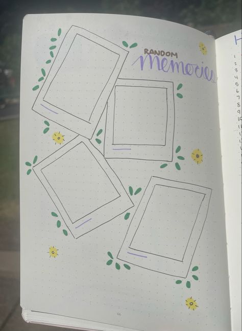 Bujo Memories Page, Bujo Page Ideas, March Bullet Journal, Bullet Journal Page, Journal Lettering, Lettering Ideas, Dot Journals, Bullet Journal Lettering Ideas, Bullet Journal Spread