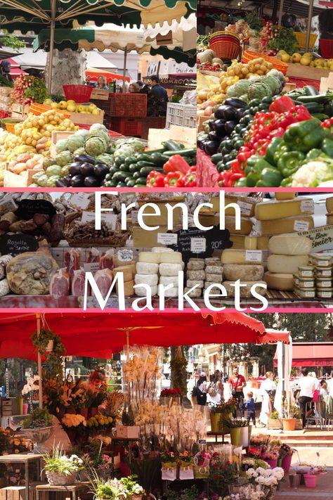 French Market Aesthetic, French Markets, European Market, Market Place, Paris Food Market, France Food, French Hat, French Flea Market, Paris Markets