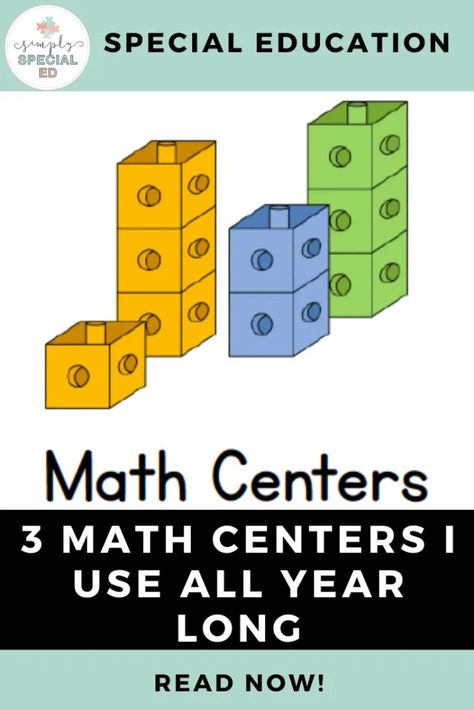 3 Math Centers I Use ALL Year Long - Simply Special Ed Special Ed Math Activities, Special Ed Math, Mod Severe Special Ed Activities, Elementary Special Education Classroom Decor, Classroom Learning Centers, Special Needs Teaching, Instructional Activities, Kindergarten Math Curriculum, 2024 Classroom