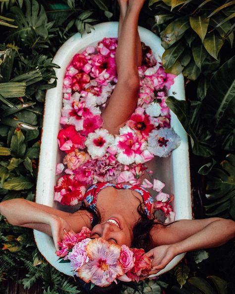 Ava Jules on Instagram: “i don’t think i’ll ever stop posting pics from this shoot lol :-)” Ava Jules, Milk Bath Photos, Milk Bath Photography, Bath Photography, Dried Plants, Photo Recreation, Flower Bath, Dry Plants, Fountain Of Youth