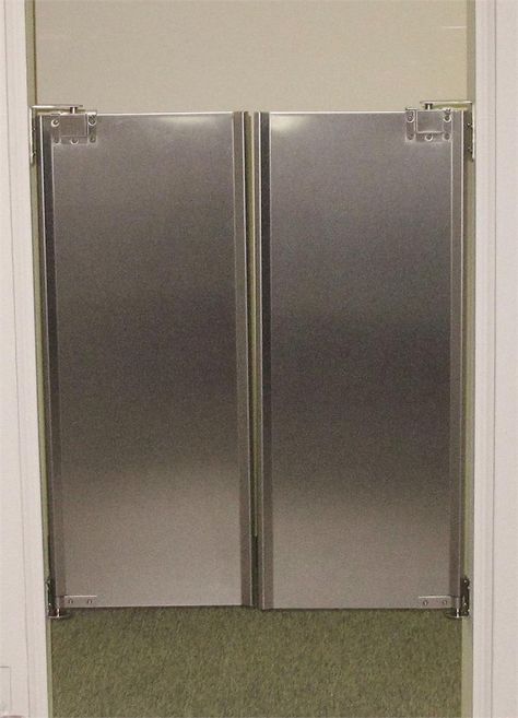 Stainless Steel Cafe Swinging Doors, Half Size Doors Stainless Steel for Restaurant Kitchen Doors In Stock, Half Size Doors Stainless Steel Double Swing Doors In Stock. Swinging Pantry Door, Swinging Doors Kitchen, Restaurant Doors, Double Panel Door, Kitchen Patio Doors, Garage Door Trim, Patio Door Coverings, Restaurant Door, Grey Front Doors