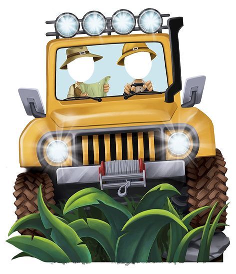 Jungle Room Decor, Jungle Theme Classroom, Safari Jeep, Jungle Thema, Jungle Theme Birthday, Mickey Safari, Safari Birthday Party, Jungle Birthday, Safari Jungle