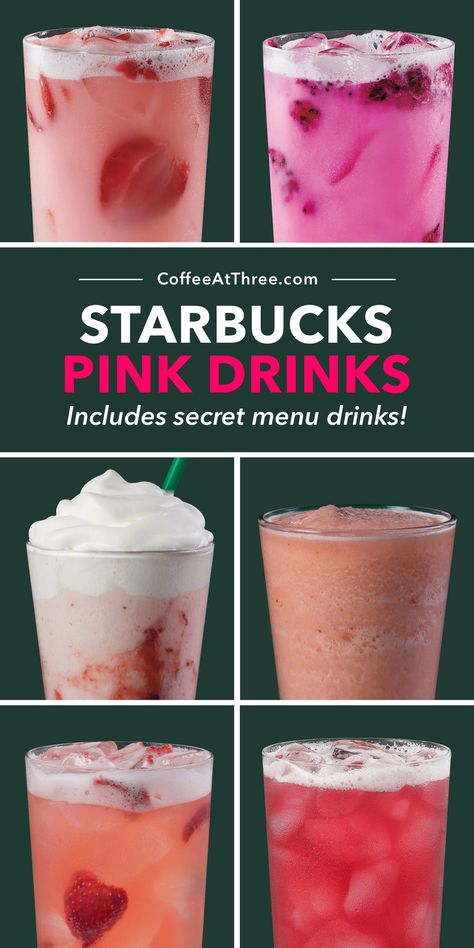 Recipe For Starbucks Pink Drink, Starbucks Secret Menu Drinks Pink Drink, Star Bucks Pink Drink Recipe, Pink Drinks From Starbucks, Starbucks Drinks With Raspberry Syrup, Barbie Drink Starbucks Recipe, Starbucks Secret Menu Recipes Refreshers, Starbucks Juice Drinks Recipes, Pink Drink Add Ins