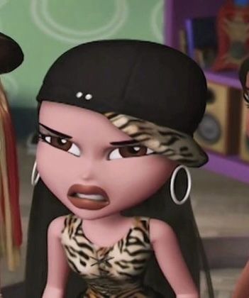 Baddie Bratz Doll, Brats Pfp, Bratz Pfp, Jade Bratz, Bratz Characters, Bratz Movie, Bratz Yasmin, Old Cartoon Network, Funny Cartoon Memes